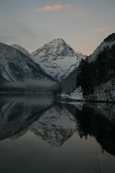 Plansee Blick auf Zingerstein